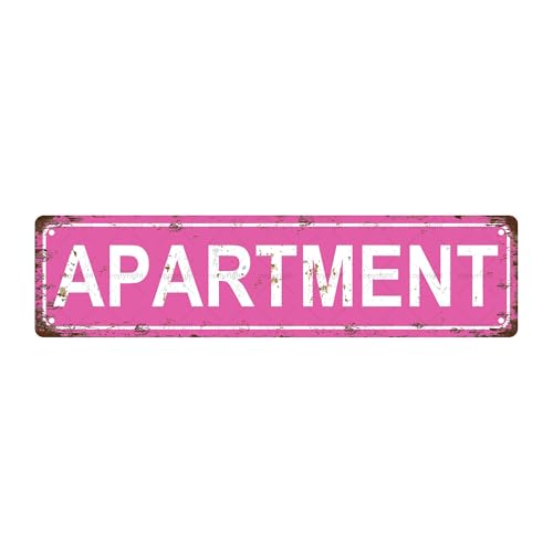 APARTMENT SPACE Metal Tin Street Sign Bar Cafe Garage Cave Home Room Wall Bathroom Farmhouse Garden Porch Patio Decor