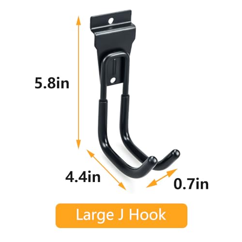 Slatwall Hooks Heavy Duty Large J Slat Wall Accessories