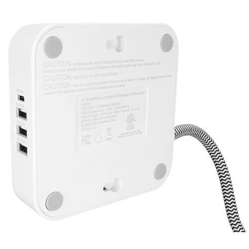 W2266 8-in-1 Multi-Tap Outlet Power Strip, 5 ft. Cord