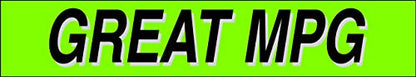Ez line Vinyl Windshield Stickers 3 Dozen 15 Inch Chartreuse Slogan Dealership Pro Pack for Car Lots (36 Count)