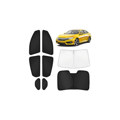 Car Window Shades for Honda Civic 2016 (8 Count)