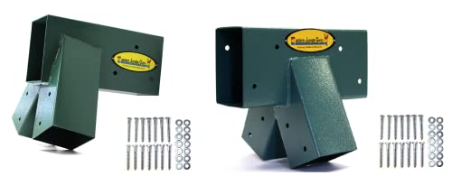 1 Easy 1-2-3 A-Frame Bracket & 1 Middle Bracket, Green (2 Count)
