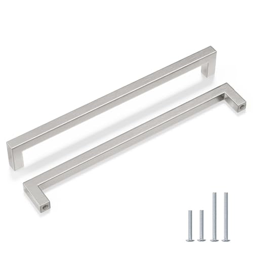 5 Pack 10 Inch Brushed Nickel Cabinet Pulls Kitchen Handles (5 Count)