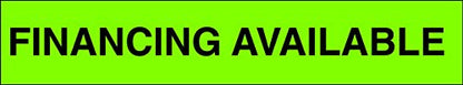 Ez line Vinyl Windshield Stickers 3 Dozen 15 Inch Chartreuse Slogan Dealership Pro Pack for Car Lots (36 Count)
