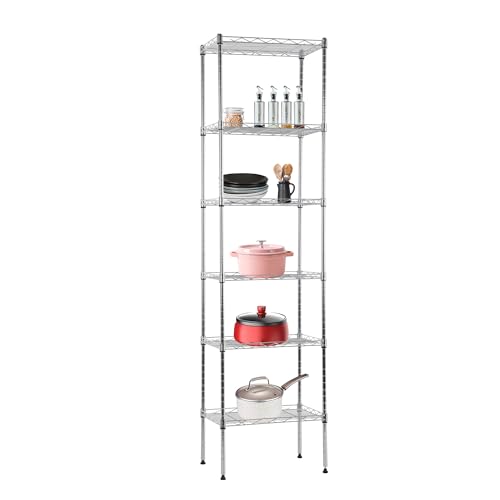 6 Tier Wire Storage Shelves