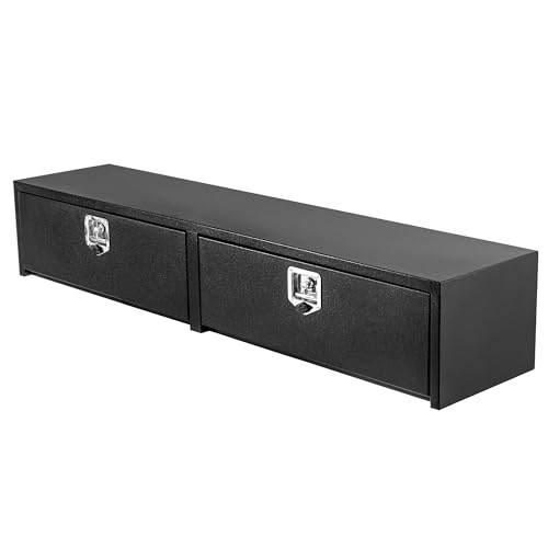 Black Steel Truck Bed Tool Box