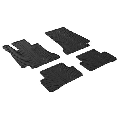 Rubber Floor Mats for Mercedes C Class W205 2015