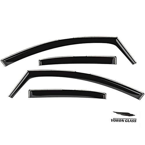in Channel Extra Durable Rain Guards for Toyota Corolla 2020 (4 Count)