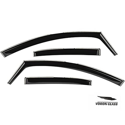 in Channel Extra Durable Rain Guards for Toyota Corolla 2020 (4 Count)