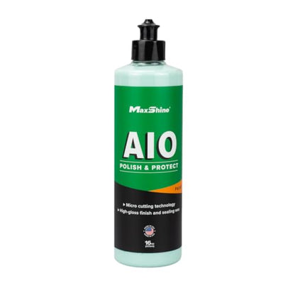 2 Piece M8S V2 Dual Action Polisher & 16oz AIO Polish Car Detailing Kit