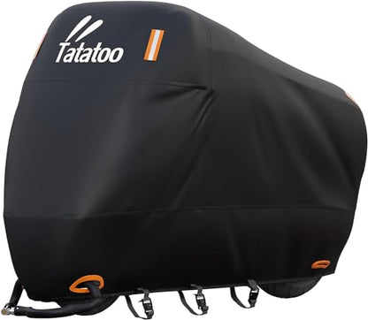 Heavy Duty Motorcycle Cover Waterproof Outdoor Storage Fits Up to 96.5"