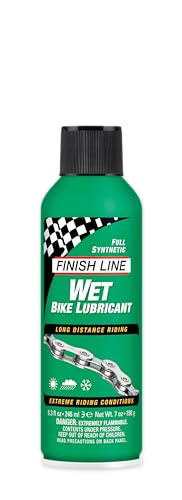 Wet Bike Chain Lubricant 8 oz Aerosol (8 Ounce)