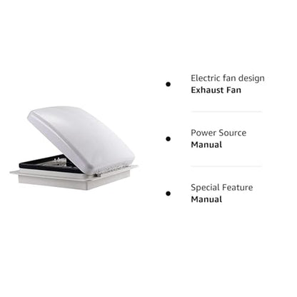 12V RV Roof Fan Vent 14'' 10
