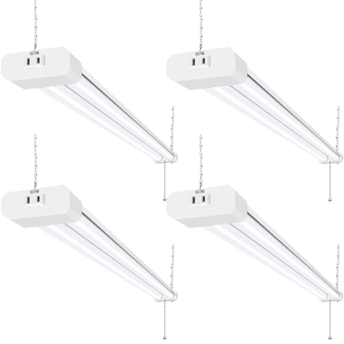4FT Linkable LED Shop Light for Garage (4 Count)
