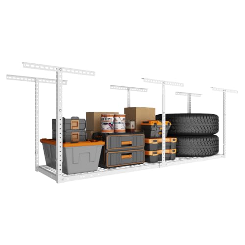 2x8ft Overhead Ceiling Garage Storage Rack