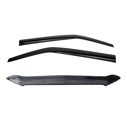 Front Bug Shield Hood Deflector & Window Visor for Mercedes Metris 2016