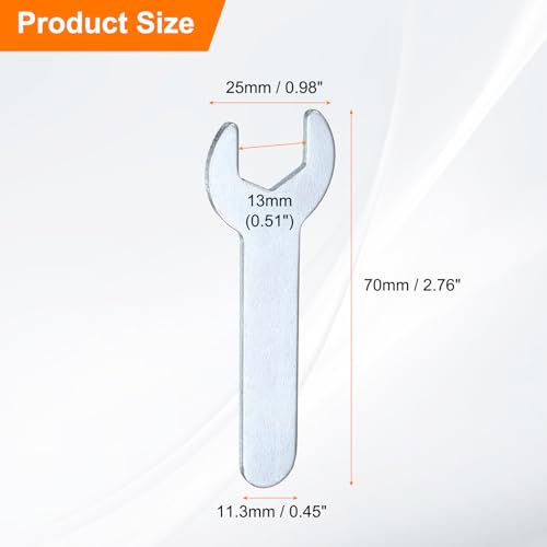 10pcs Small Wrench 13x70x1.5mm Metric U (10 Count)