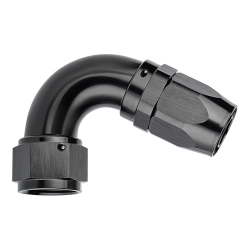 12AN 120 Degree One Piece Full Flow Hose End Fitting Swivel for CPE Braided Hose