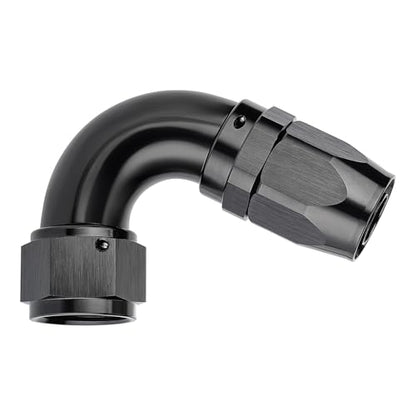 12AN 120 Degree One Piece Full Flow Hose End Fitting Swivel for CPE Braided Hose