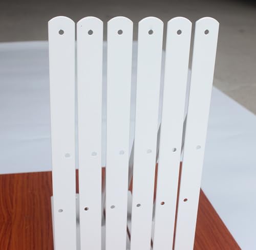 16 Pack L14 x H 10" White Heavy Duty Shelf Brackets with Screws Metal Shelf Brackets Shelf Support Angle Brackets for Shelves L Brackets Heavy Duty Floating Shelf (16 Count)