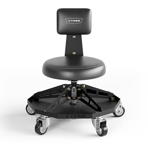 Vyper Robust Steel Sport Shop Chair for Mechanics