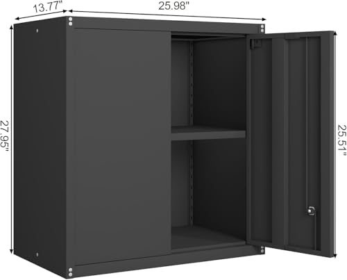 Locking Metal Wall Cabinets for Garage