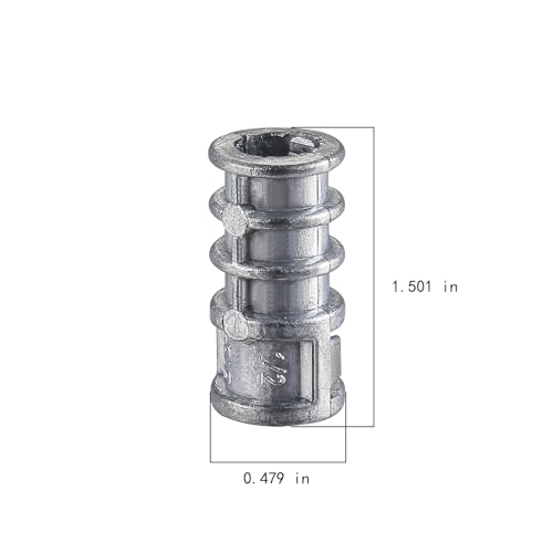 100pcs) 1/4 * 1-1/2 Lag Shield Anchor Long Zinc Alloy Bolts Concrete Anchors, Zinc Alloy Masonry Anchors Hole (100 Count)