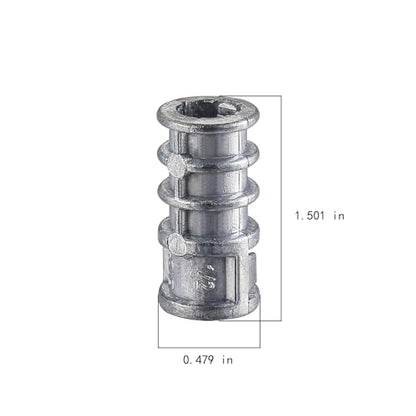 100pcs) 1/4 * 1-1/2 Lag Shield Anchor Long Zinc Alloy Bolts Concrete Anchors, Zinc Alloy Masonry Anchors Hole (100 Count)