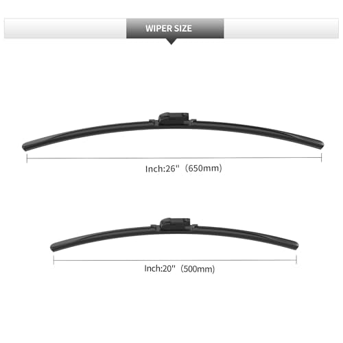 Front Windshield Wiper Blades for BMW X4 2019