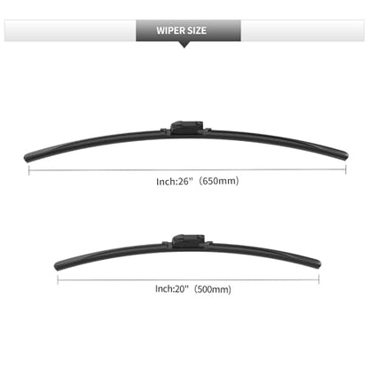 Front Windshield Wiper Blades for BMW X4 2019