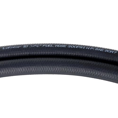 Rubber Fuel Hose Line Push Lock 3 (10 Foot)