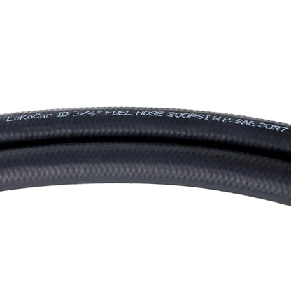Rubber Fuel Hose Line Push Lock 3 (10 Foot)