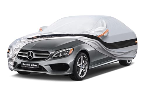 10 Layers Car Cover Custom Fit for Mercedes Benz C Class C250 C300 C43 C63