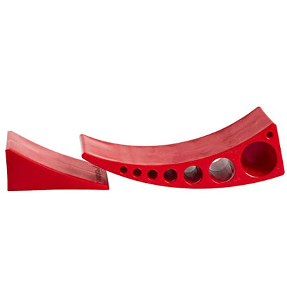 2 Pack Camper Leveler Blocks with Rubber Mats for RVs and Trailers Up to 30000 lbs Made in USA