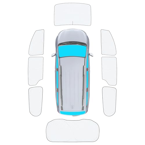 8pcs Thicken Sun Shades for Chrysler Pacifica 2017 (8 Count)