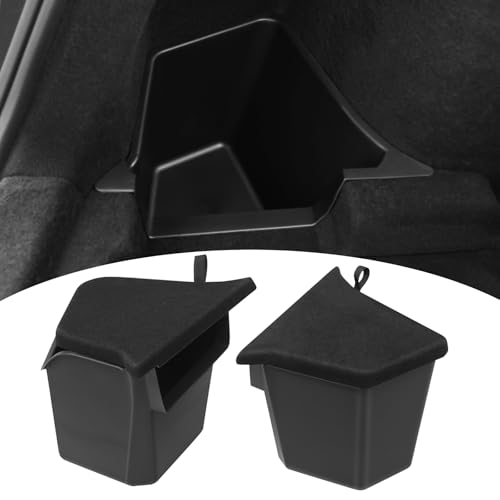 Trunk Storage Bins with Lids for 2026 Tesla Model Y Juniper 5 Seater
