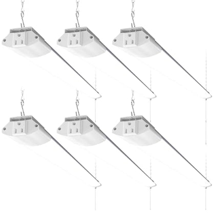 BS84 LED Shop Lights 4FT for Workshop (6 Count)