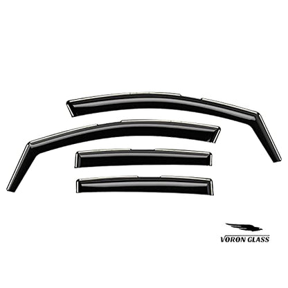in Channel Extra Durable Rain Guards for Subaru XV Crosstrek 2018