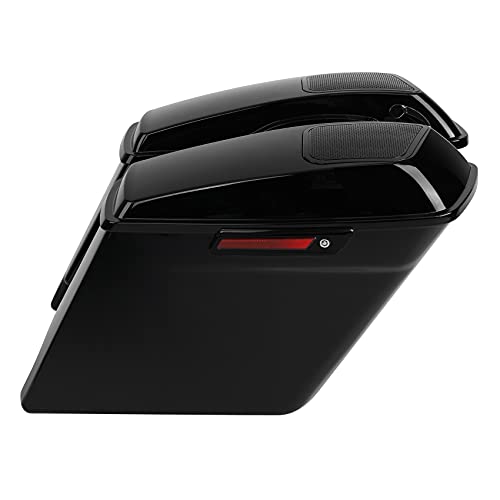 Motorcycle 5" Stretched Saddlebags Fit For Harley Touring 2014 (2 Count)