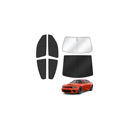 Windshield Sun Shade for Dodge Charger 2011 (6 Count)