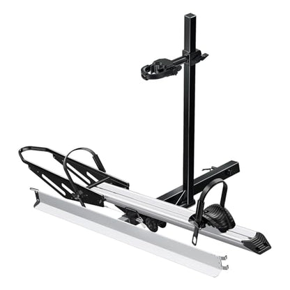 Young Hitch Mount Single Bike Rack with Ramp