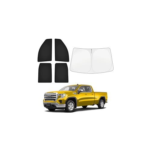 Car Window Shades for GMC Sierra 1500 (5 Count)