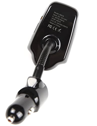Bluetooth 5.4 Car Adapter FM Transmitter with 1.44" LCD Screen Black