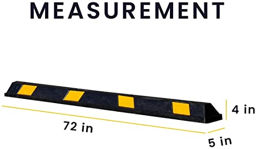 Rubber Parking Curb Garage Car Stopper