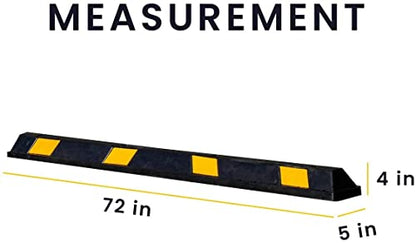 Rubber Parking Curb Garage Car Stopper