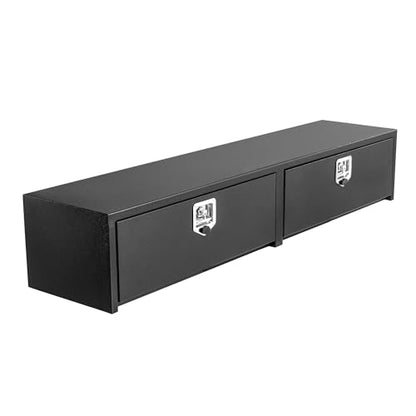Black Steel Truck Bed Tool Box