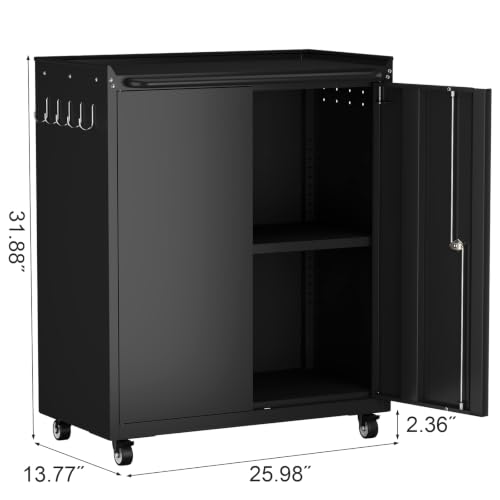 Garage Storage Cabinet with Wheels