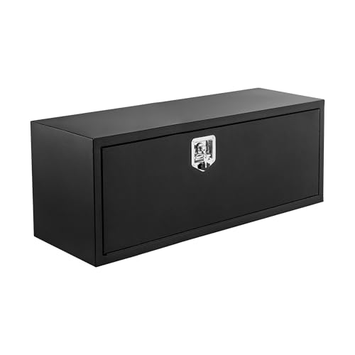Black Steel Truck Bed Tool Box