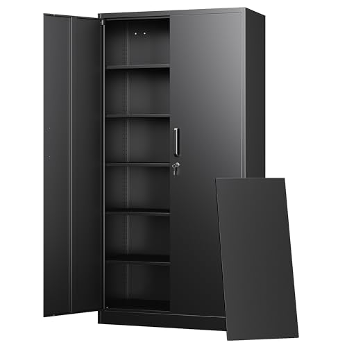Metal Storage Cabinets with Lock Doors
