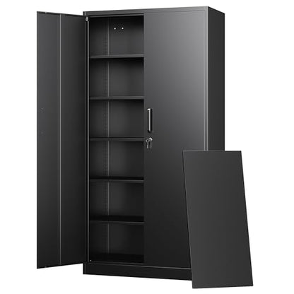 Metal Storage Cabinets with Lock Doors